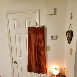 Oversized Orange Striped Pants